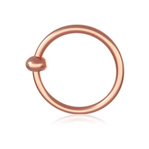 Пирсинг 4Love4You, кольцо, в нос, нержавеющая сталь, размер 8 мм., золотой