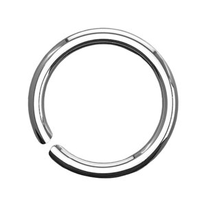 Пирсинг Pirsa, кольцо, в нос, в губу, нержавеющая сталь, размер 12 мм.