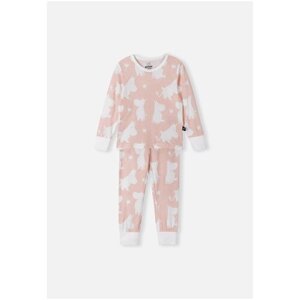 Пижама для девочек Moomin Natta, размер 086, цвет розовый
