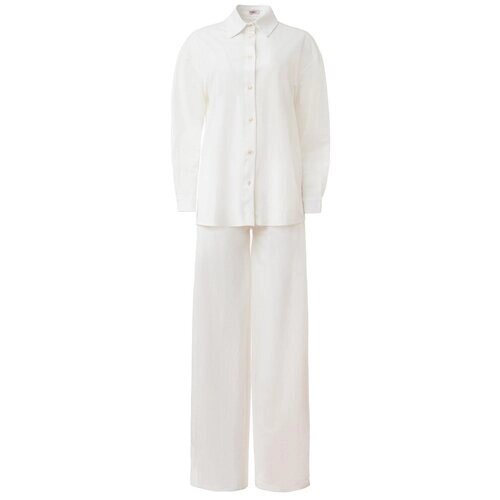 Пижама Minaku, размер 46/M, белый, коричневый