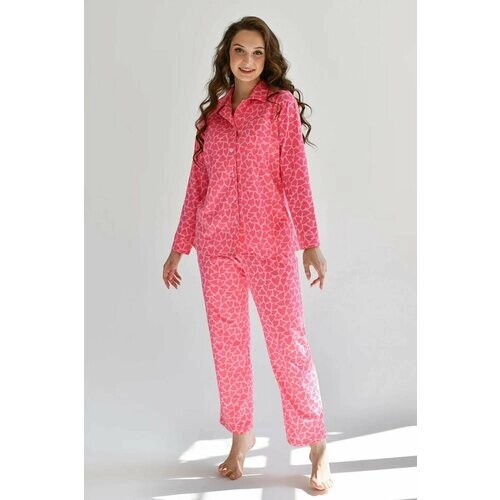 Пижама , размер 48, розовый