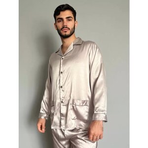 Пижама , размер XL, серый