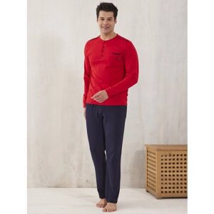 Пижама Relax Mode, размер 00M, красный, синий