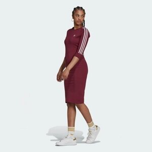 Платье adidas Originals, размер 36 GER, бордовый