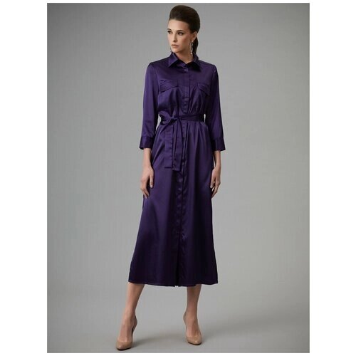 Платье Арт-Деко, размер 42, фиолетовый