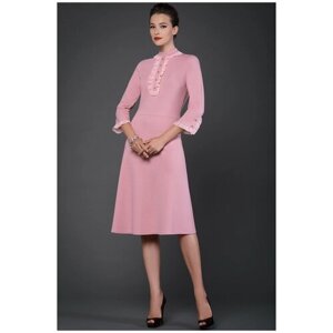 Платье Арт-Деко, размер 48, розовый