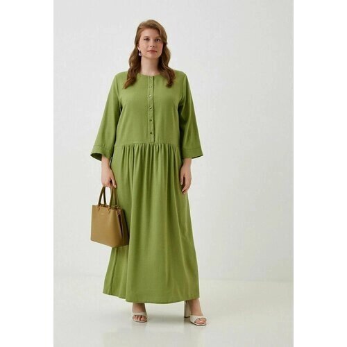 Платье CLEO, размер 50, зеленый
