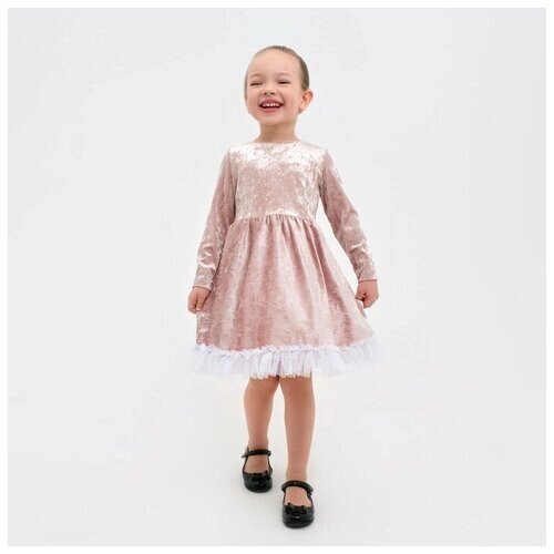 Платье для девочки нарядное KAFTAN "Куколка", розовый, рост 86-92, р. 28