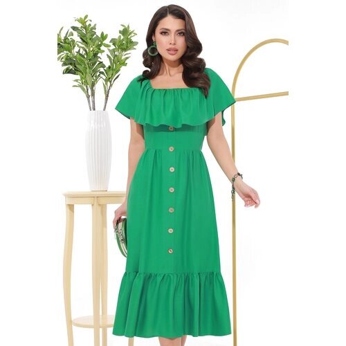 Платье DStrend, размер 52, зеленый