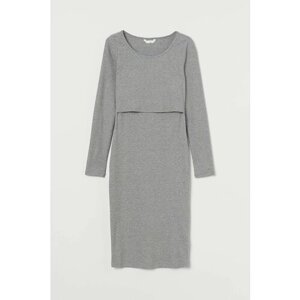 Платье H&M, размер XL, серый