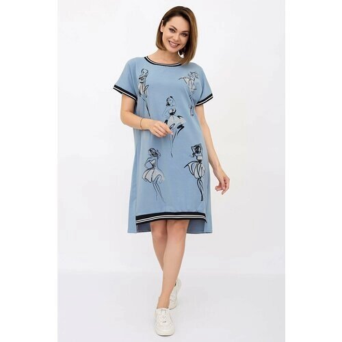 Платье Lika Dress, размер 56-58, голубой