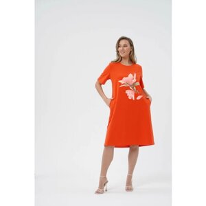 Платье Modno. ru, размер 58-60, оранжевый