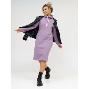 Платье NSD-STYLE, размер 56, фиолетовый