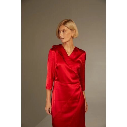 Платье Olga Skazkina, размер 40, красный