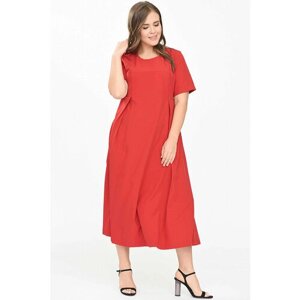 Платье SVESTA, размер 60, красный