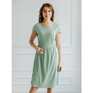 Платье Текстильный Край, размер 58, зеленый