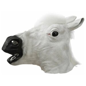 Подарки Карнавальная маска "Лошадь" белого цвета