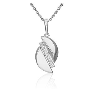 Подвеска PLATINA jewelry из серебра 925 пробы с фианитом