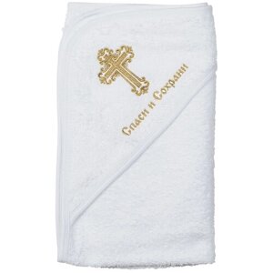Полотенце-уголок для крещения Совенок Дона