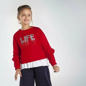 Пуловер Mayoral, размер 157 (14 лет), красный