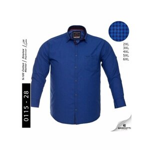 Рубашка BARCOTTI, размер 2XL, синий
