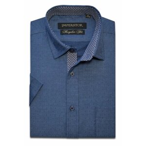 Рубашка Imperator, размер 37 ворот/172-180, синий