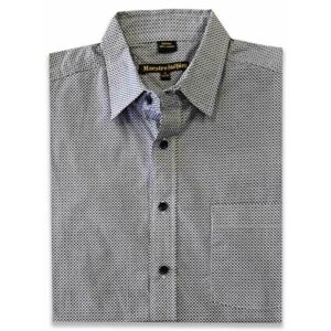 Рубашка Maestro, размер 48/L/170-178/42 ворот, черный