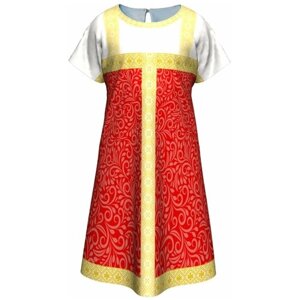 Русское народное платье на девочку (17817) 158 см