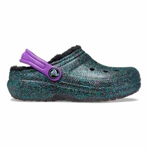 Сабо Crocs, размер 29 RU, черный, зеленый