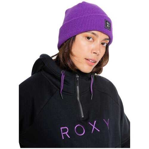 Шапка Roxy, размер one size, фиолетовый
