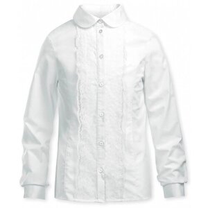 Школьная блуза Pelican, размер 13, белый