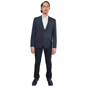 Школьная форма TUGI, пиджак и брюки, размер 158, синий