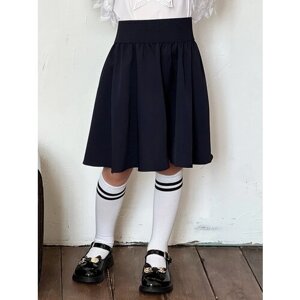 Школьная юбка Бушон, размер 122-128, синий