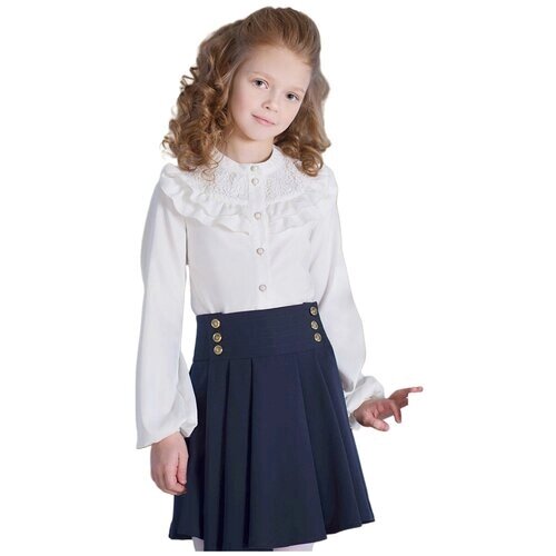 Школьная юбка Инфанта, мини, подкладка, размер 134-68, серый