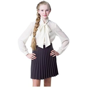 Школьная юбка Инфанта, мини, размер 146-76, серый