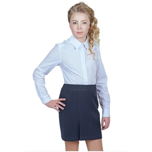Школьная юбка Инфанта, мини, размер 158/80, серый