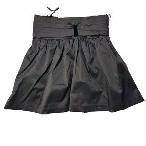 Школьная юбка, миди, размер 122, черный