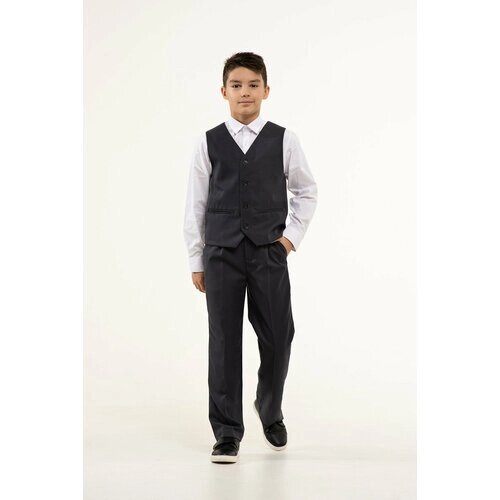 Школьные брюки Инфанта, размер 158/80, серый