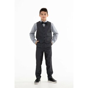 Школьные брюки Инфанта, размер 158/80, серый
