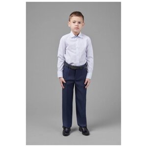 Школьные брюки Valenti, размер 128-60, синий