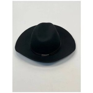 Шляпа Peserico, шерсть, утепленная, размер S, черный