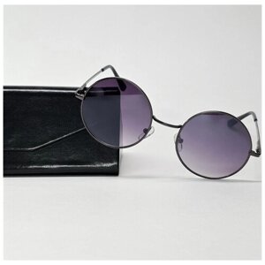 Солнцезащитные очки Annie, черный, фиолетовый