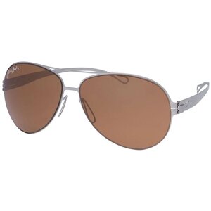 Солнцезащитные очки , авиаторы, с защитой от УФ, коричневый