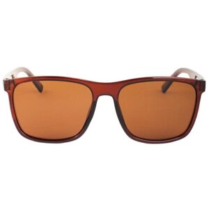 Солнцезащитные очки Boshi, прямоугольные, оправа: пластик, коричневый