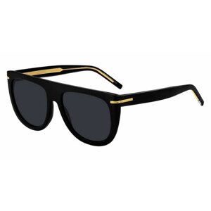 Солнцезащитные очки BOSS, черный/золотой