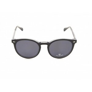 Солнцезащитные очки Bulget BGY9000 H01P, круглые, поляризационные, черный