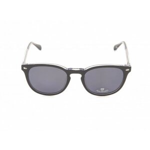 Солнцезащитные очки Bulget BULGET, BGY9001 H01P, круглые, поляризационные, черный
