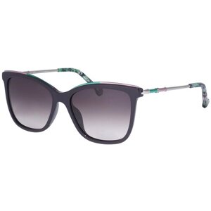 Солнцезащитные очки CAROLINA HERRERA, квадратные, градиентные, для женщин, фиолетовый