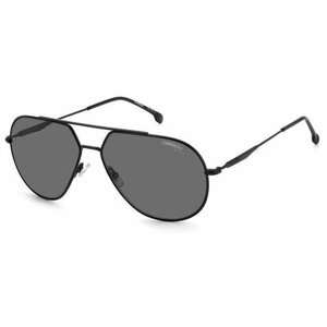 Солнцезащитные очки CARRERA, авиаторы, оправа: металл, для мужчин, черный