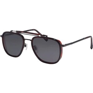 Солнцезащитные очки Chopard, квадратные, оправа: металл, для мужчин, черный